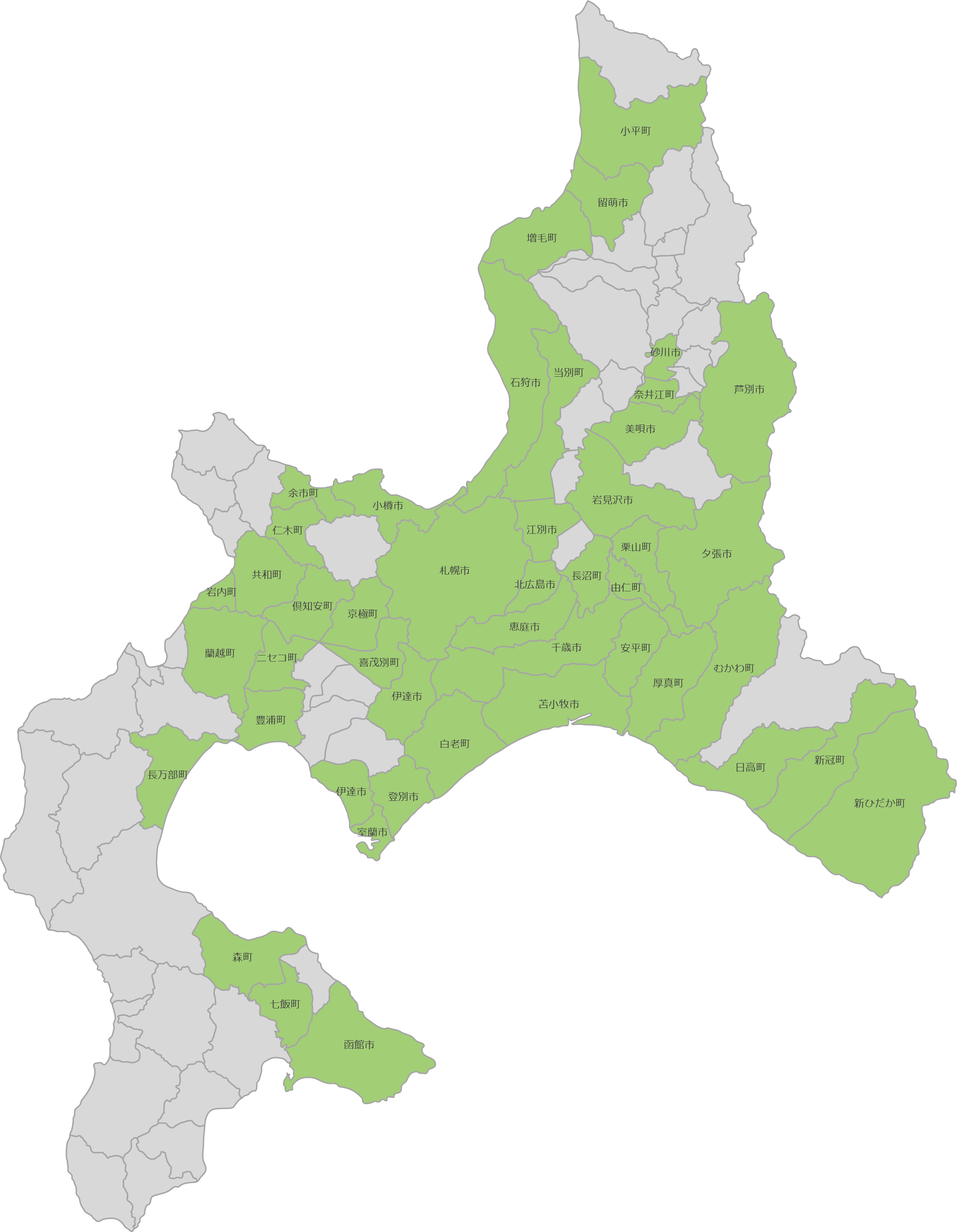 廃食用油の回収地域